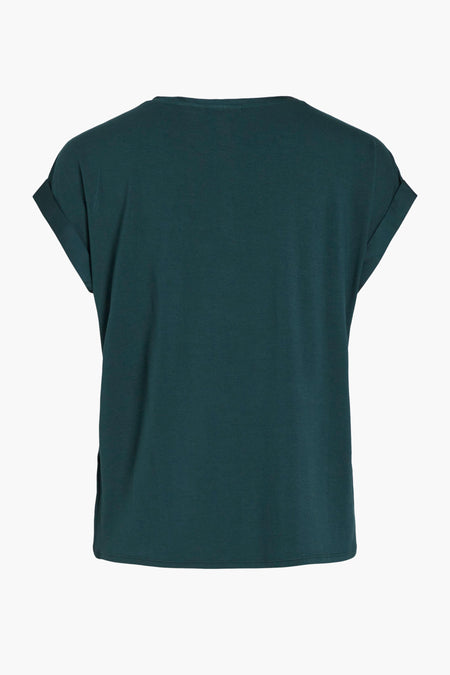 VIELLETTE S/S SATIN TOP - NOOS