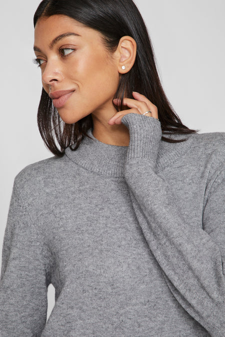 VIRIL CREW NECK L/S MIDI DRESS - NOOS