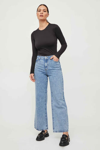 Jean large - denim bleu moyen