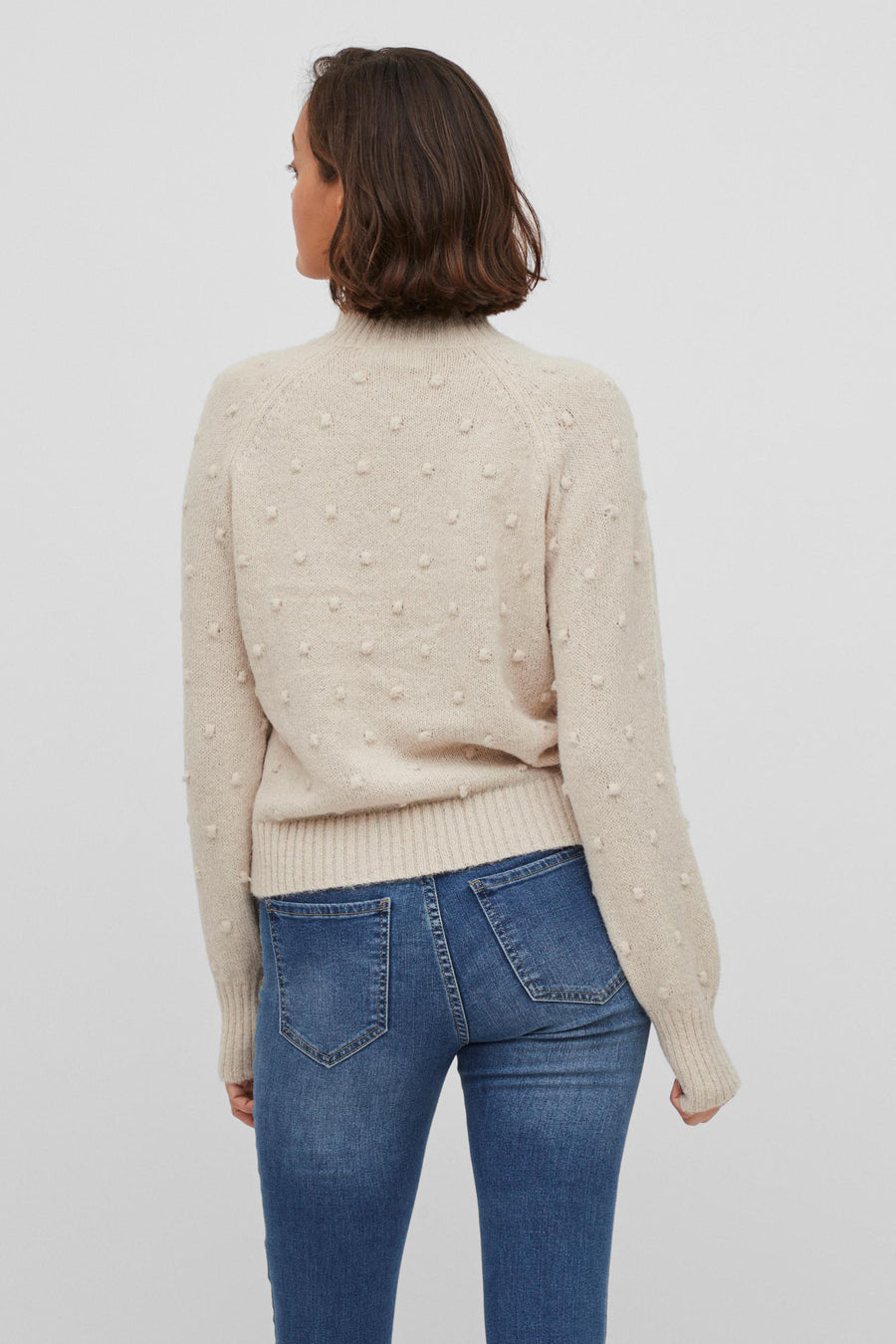 VITULI O-NECK L/S KNIT TOP/SU/PB
