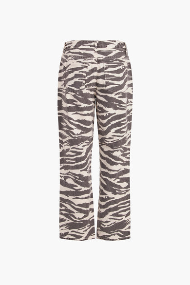 Pantalon color&eacute; - noir