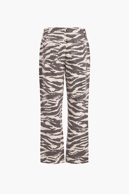 Pantalon color&eacute; - noir