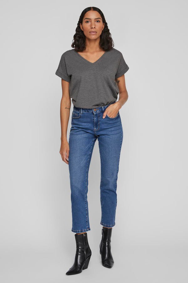 Jeans straight Mid blue denim - VILA®