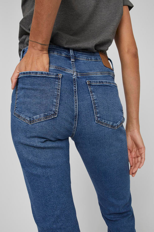 Jeans straight Mid blue denim - VILA®