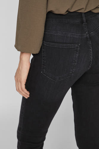 Jean skinny noir de VILA, avec une poche arrière et des coutures subtiles.