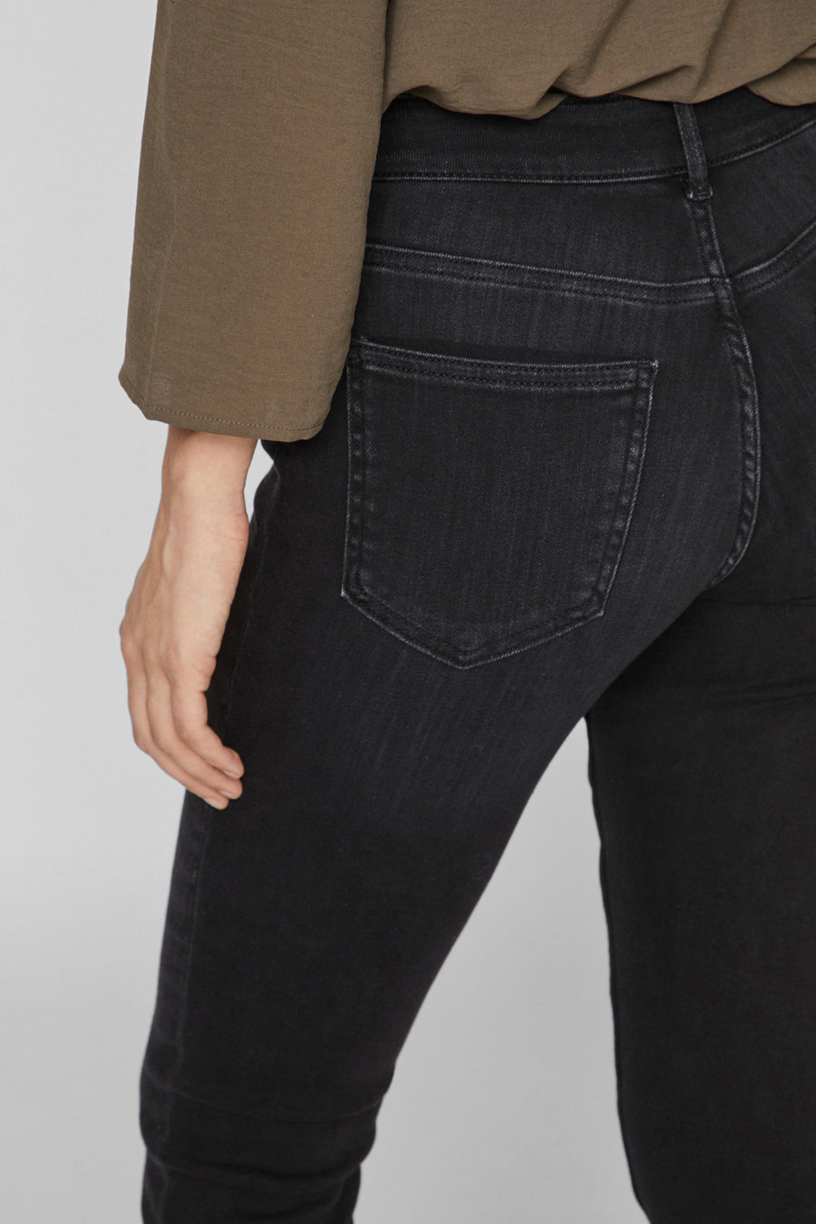 VISKINNIE VISARAH - black denim - VILA®