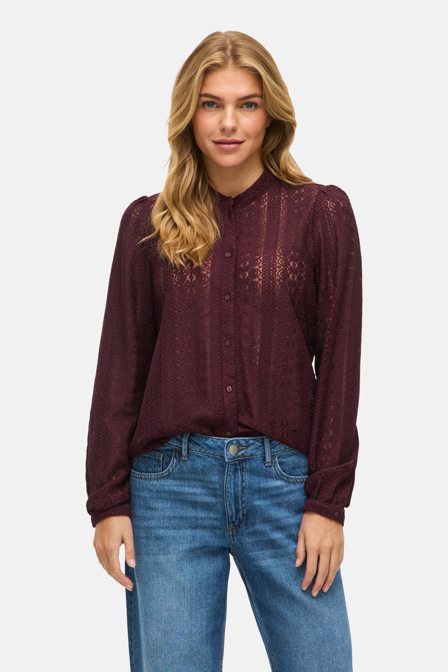 Chemise à manches longues - violet - VILA® - 1