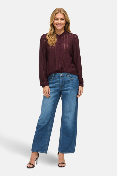VICHIKKA LACE L/S SHIRT- NOOS