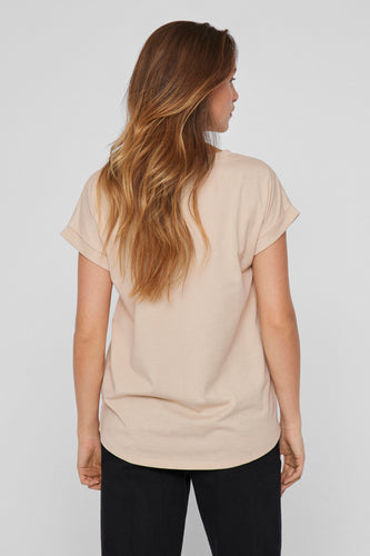 T-shirt à manches courtes - beige - VILA®