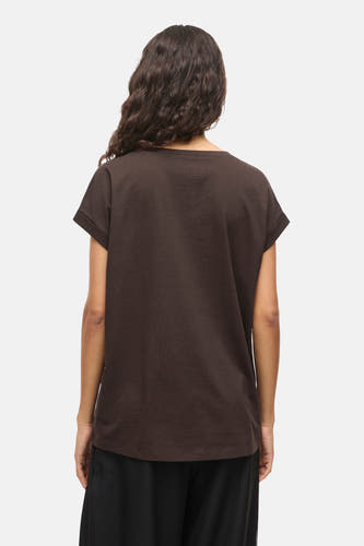 T-shirt à manches courtes - brun