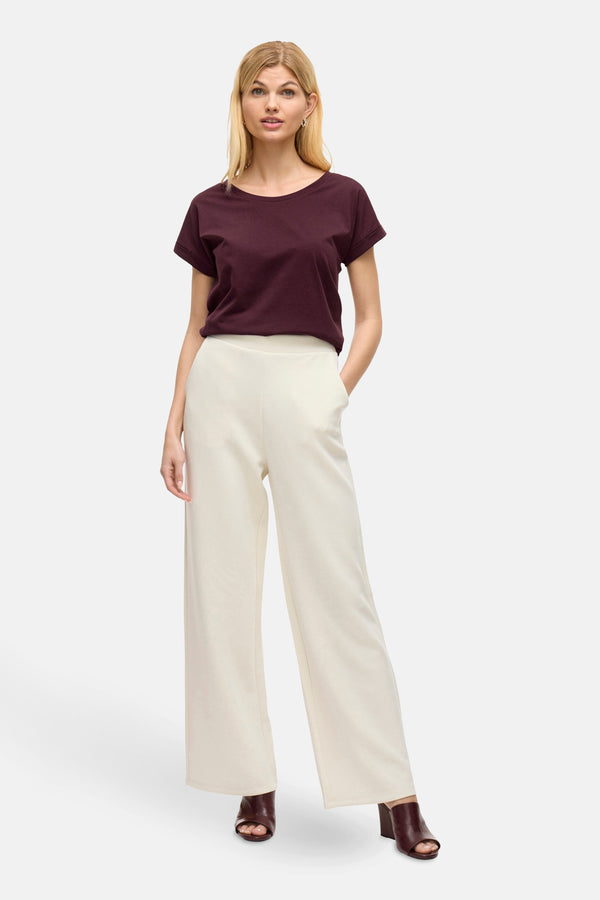 Top uni manche courte Mauve - VILA®