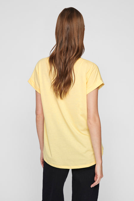 T-shirt à manches courtes - jaune