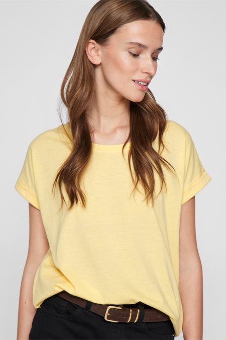 T-shirt à manches courtes - jaune