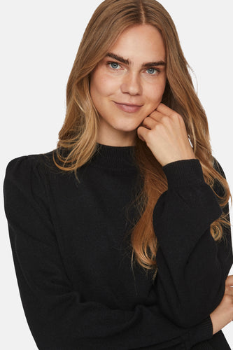 Pull col roulé noir - VILA® - VILA®