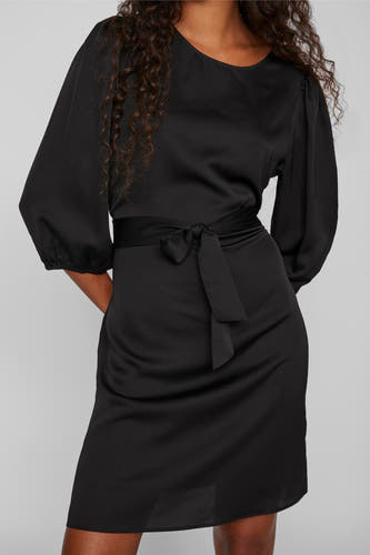 Robe &agrave; manches longues - noir