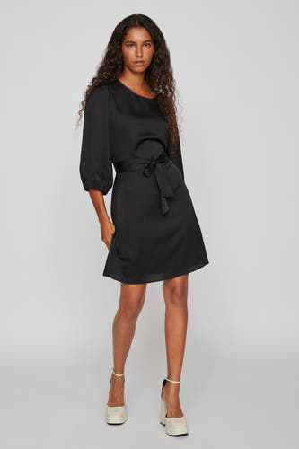 Robe &agrave; manches longues - noir