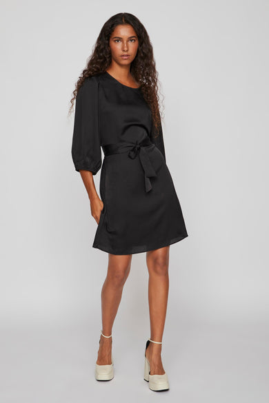 Robe &agrave; manches longues - noir