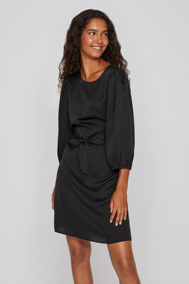 Robe &agrave; manches longues - noir