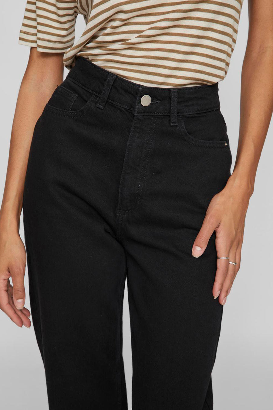 VIKELLY - black denim