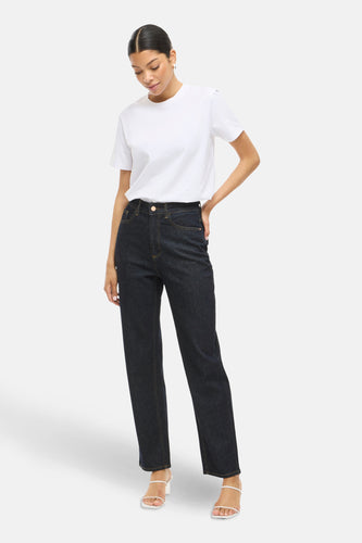 VIKELLY JAF HW STRAIGHT JEANS-NOOS