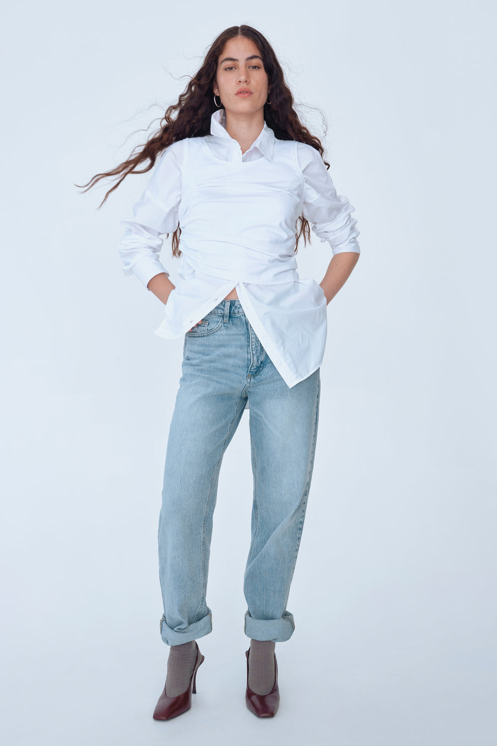 Jeans straight Light blue denim - VILA®
