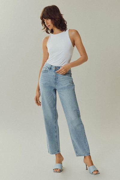 Jeans straight Light blue denim - VILA®