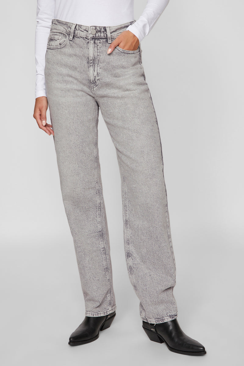 Jeans straight Light grey denim - VILA®