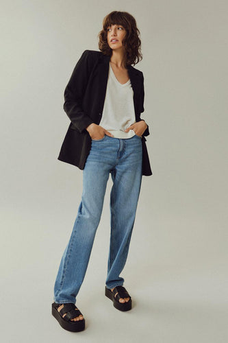 VIKELLY - mid blue denim - VILA®