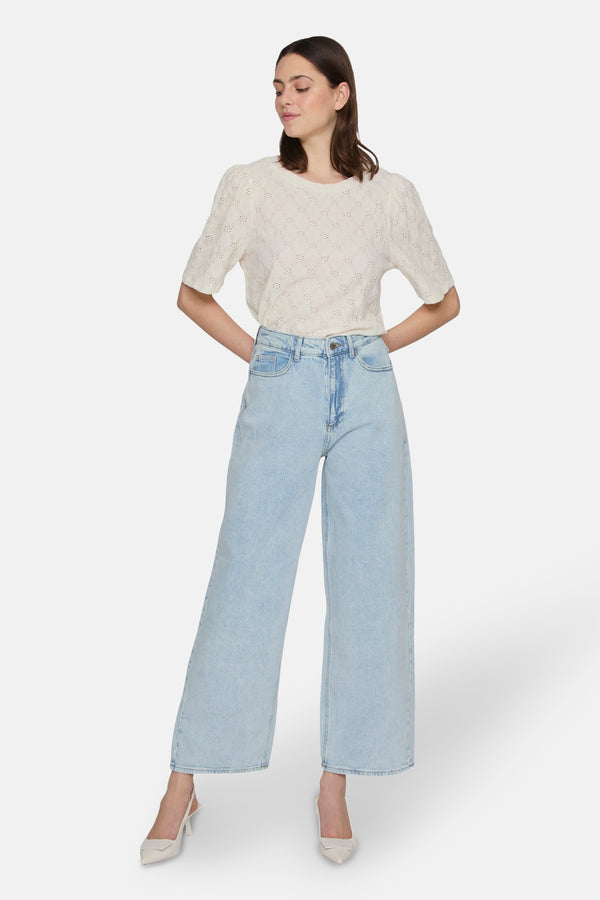 Jeans wide Light blue denim - VILA®