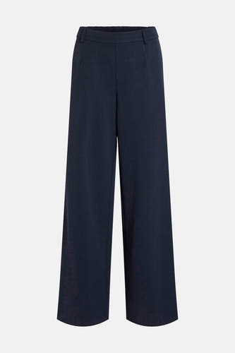 Pantalon bleu de VILA®, avec des jambes larges et une ceinture élastique.
