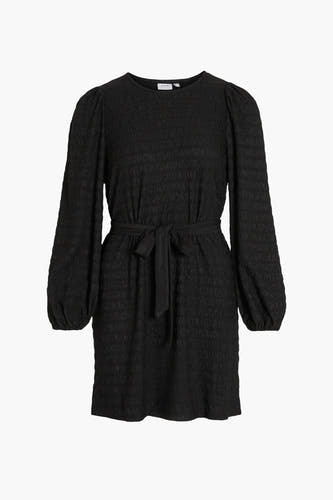 Robe &agrave; manches longues - noir