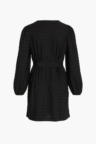 Robe &agrave; manches longues - noir