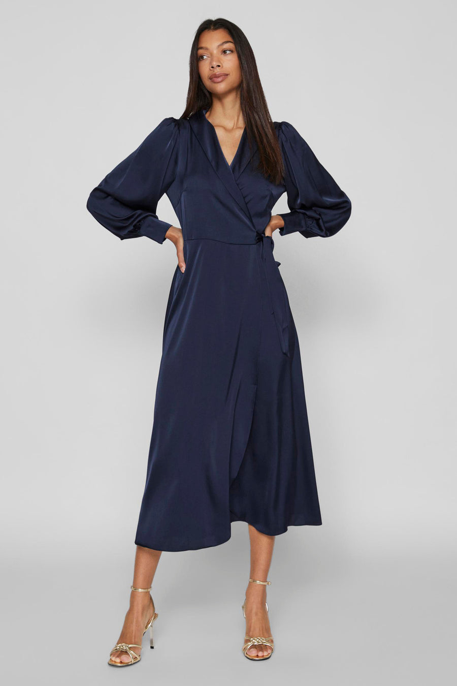 Robe longue - bleu - VILA® - 6