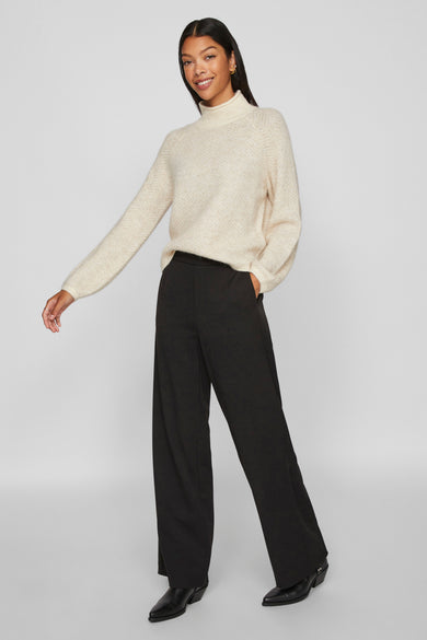 VILORY HIGH NECK L/S KNIT TOP - NOOS