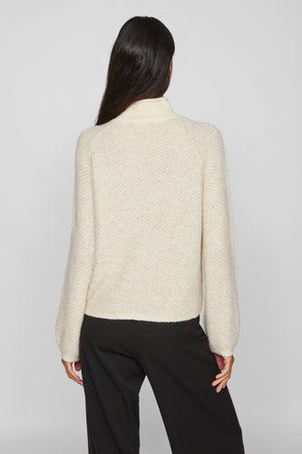 Pull à col roulé - beige - VILA® - 7