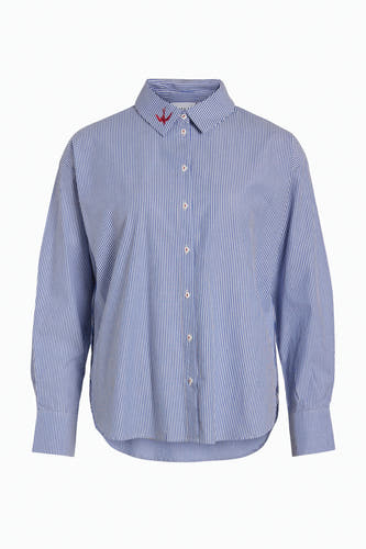 Chemise &agrave; manches longues - bleu