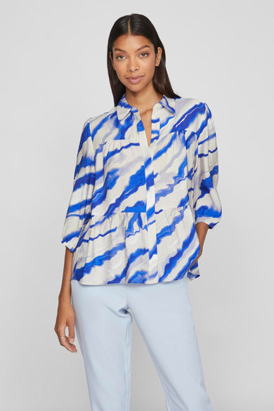 Chemise &agrave; manches courtes - bleu