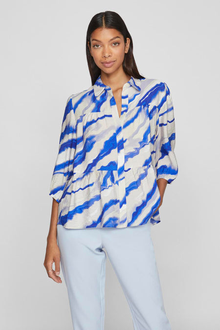 Chemise &agrave; manches courtes - bleu