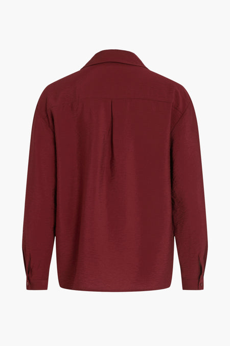 VIDOMIRA V-NECK L/S SHIRT - NOOS