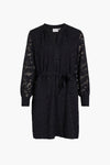VIFLEMA V-NECK L/S SHORT DRESS - NOOS