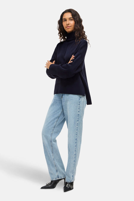VIOSTRIA ROLLNECK L/S KNIT TOP-NOOS