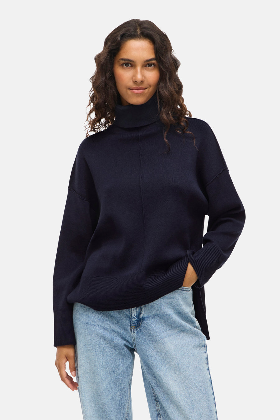 VIOSTRIA ROLLNECK L/S KNIT TOP-NOOS - VILA®