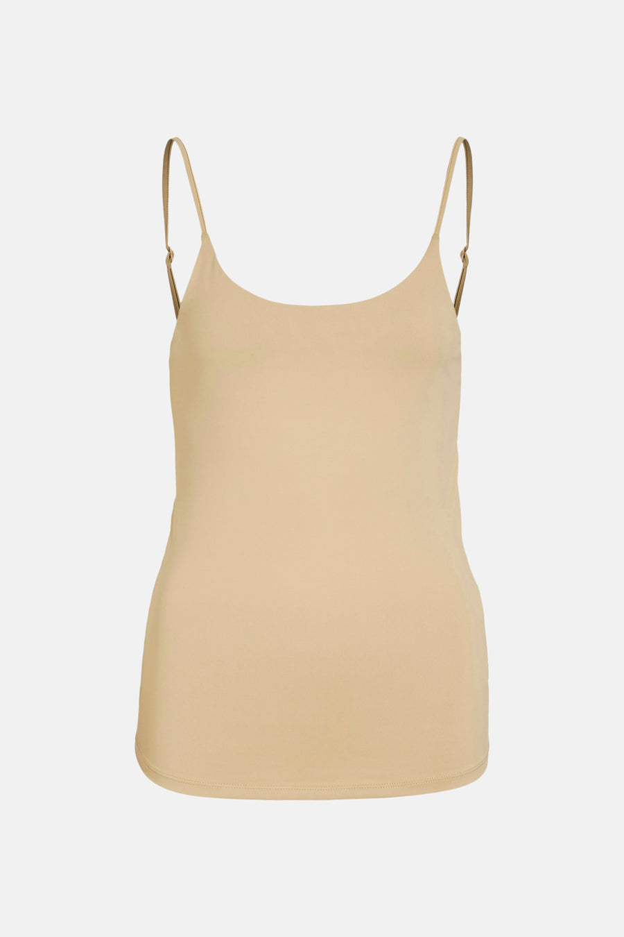 Sous-vêtement beige de VILA, avec des bretelles fines et un design simple.
