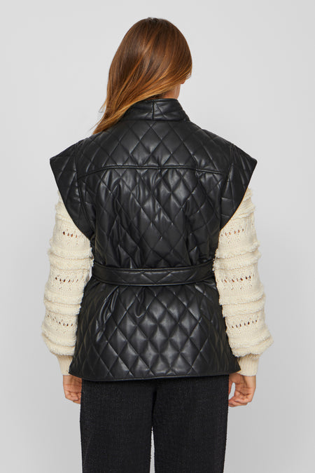 VIELBARA S/L QUILTED COATED VEST