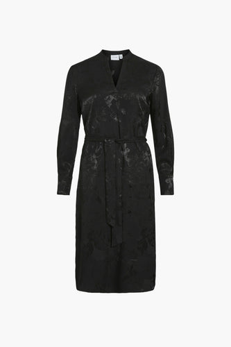 VISASSAN L/S MIDI DRESS