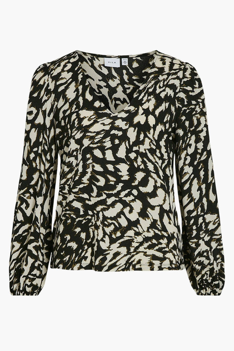 VILAYA ZEN V-NECK L/S TOP/R