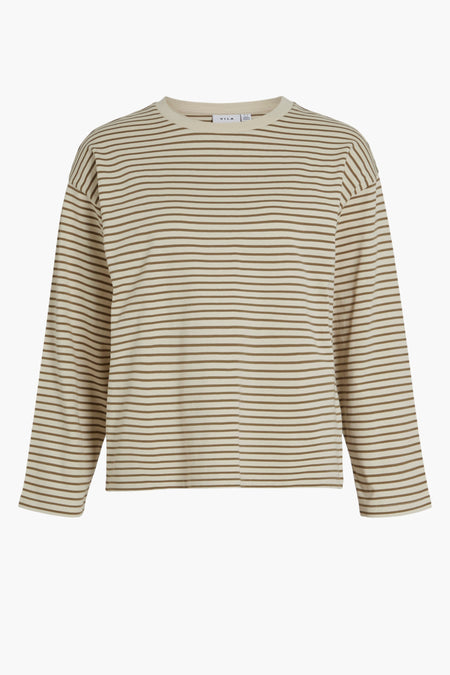 VISINA O-NECK L/S LOOSE TOP