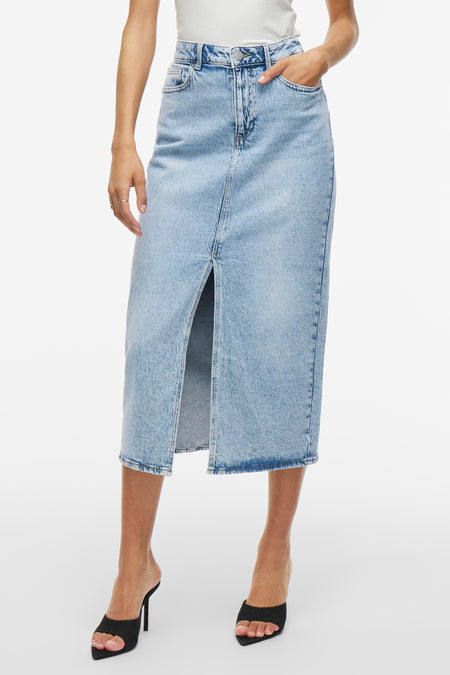 VIJAF HW MIDI DENIM SKIRT-NOOS