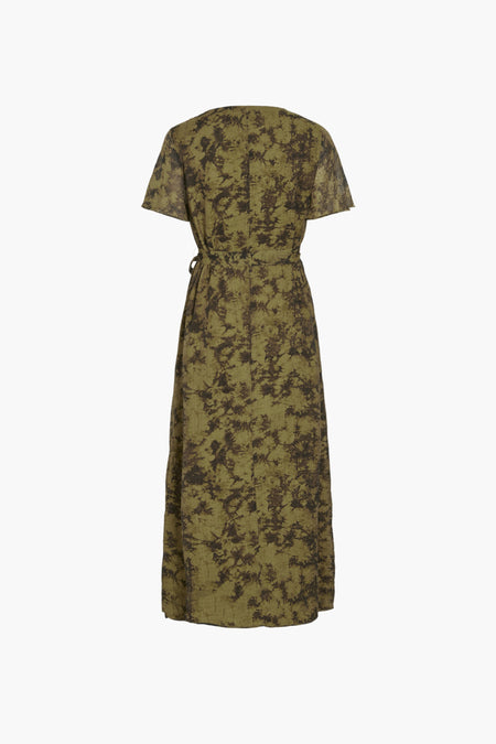 VILYRIA ERO V-NECK S/S ANKLE DRESS/C29