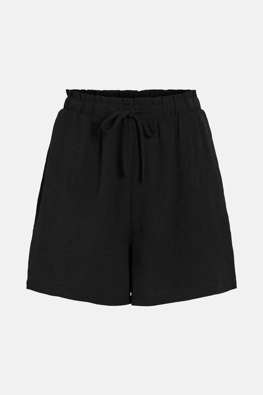 Short noir de VILA, avec une corde et un ajustement confortable.